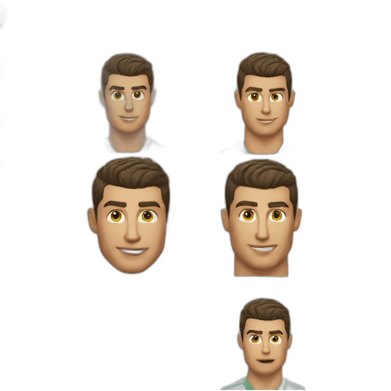 cristiano ronaldo making siuuuu emoji