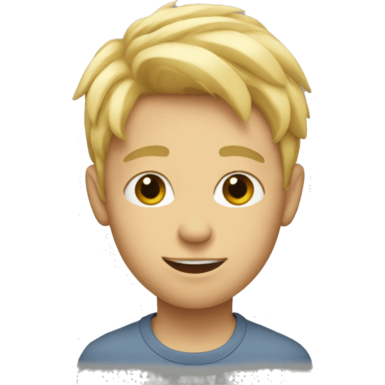 blonde boy emoji