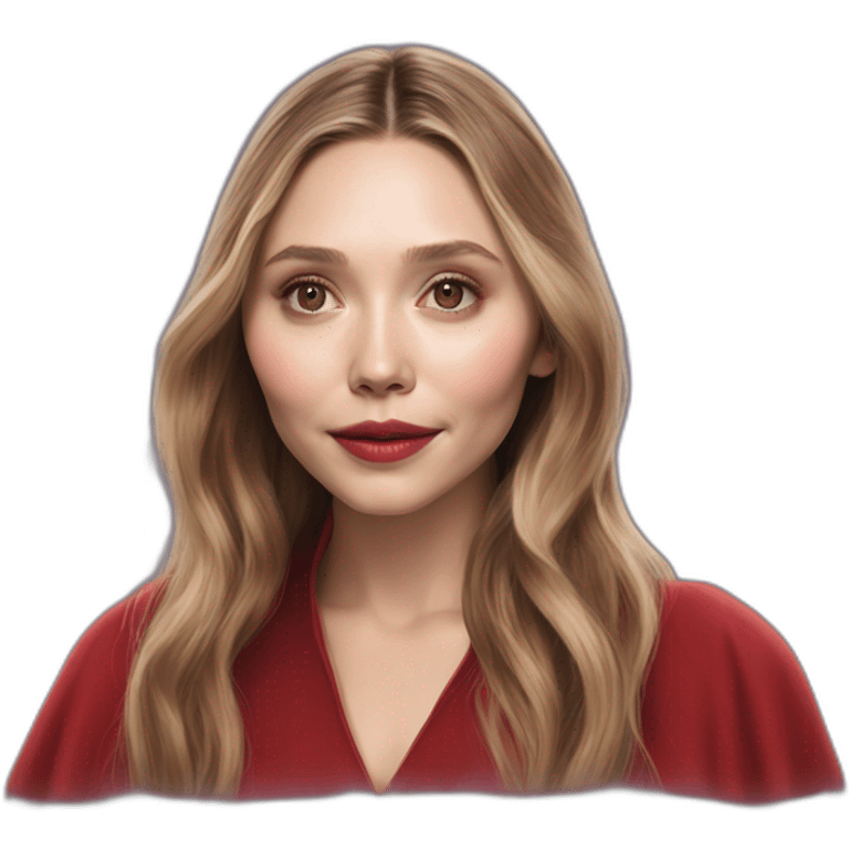 Elizabeth olsen sorcière rouge emoji