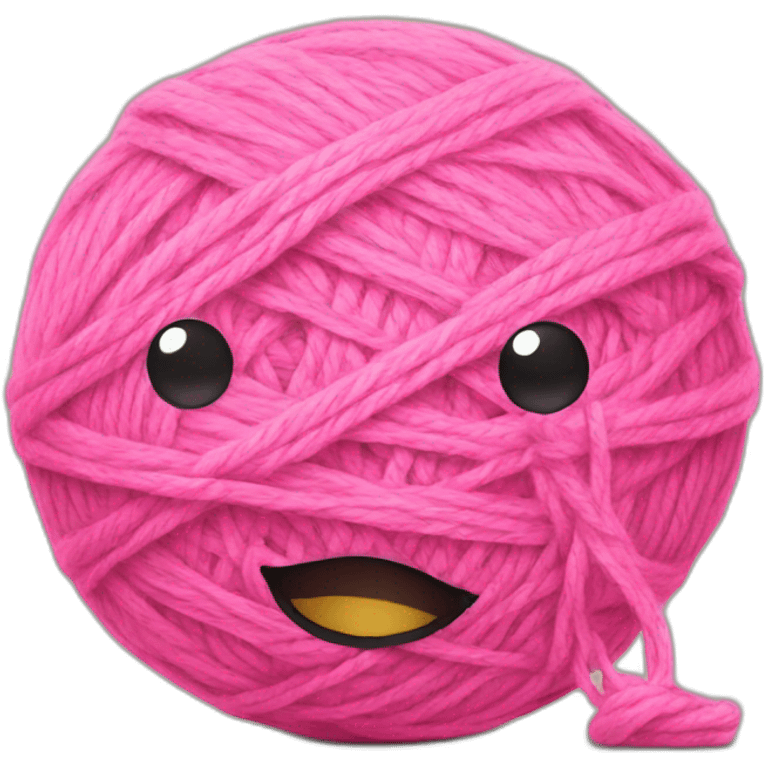 pink ball of yarn emoji