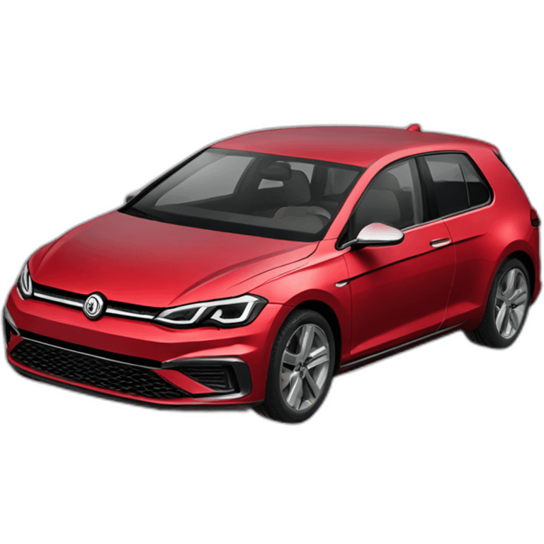 golf 8 rouge emoji