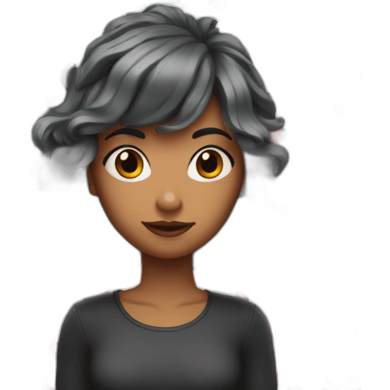 fille avec cheuveux rouge emoji