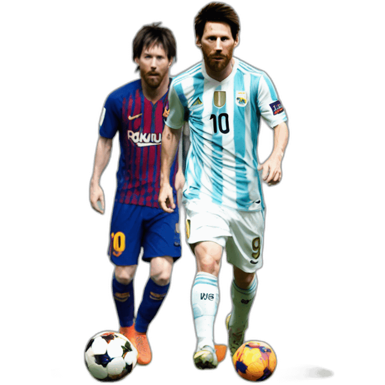 Messi-contre-Goku emoji