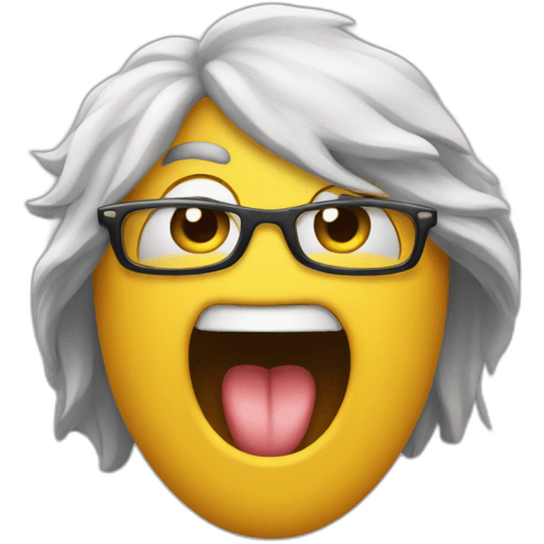 cara de emoji con lengua a un costado emoji