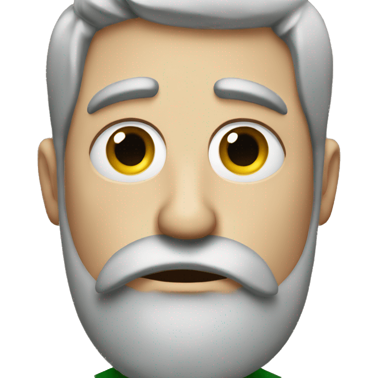 irish sad man with beard emoji