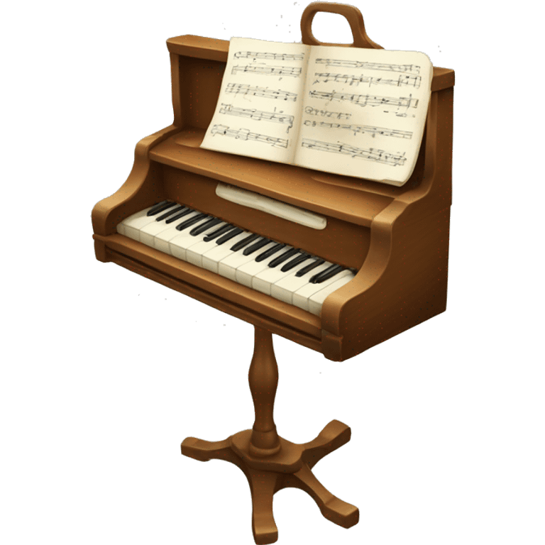 vintage music stand emoji