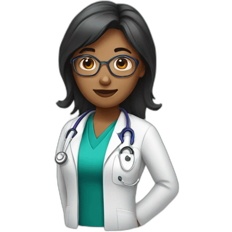 Woman doctor emoji