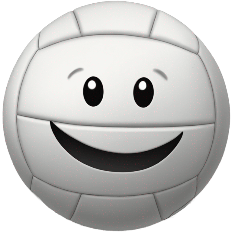 Volleyball smiley face  emoji