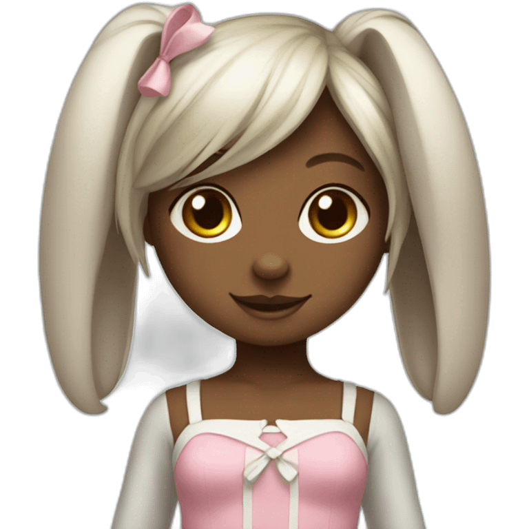 little bunny girl emoji