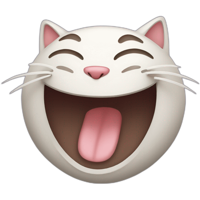 cat laughing emoji