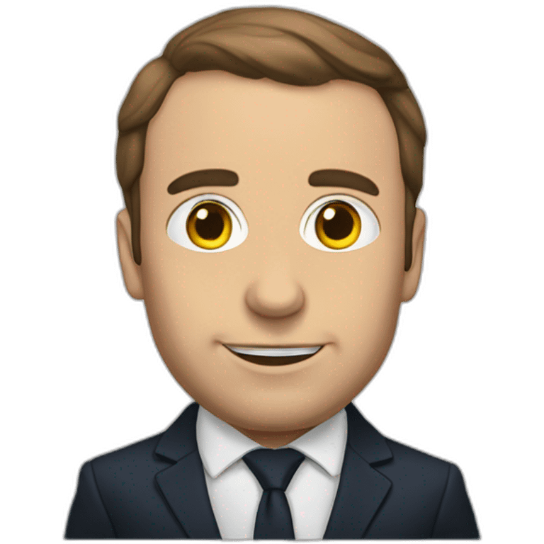 Macron fule emoji