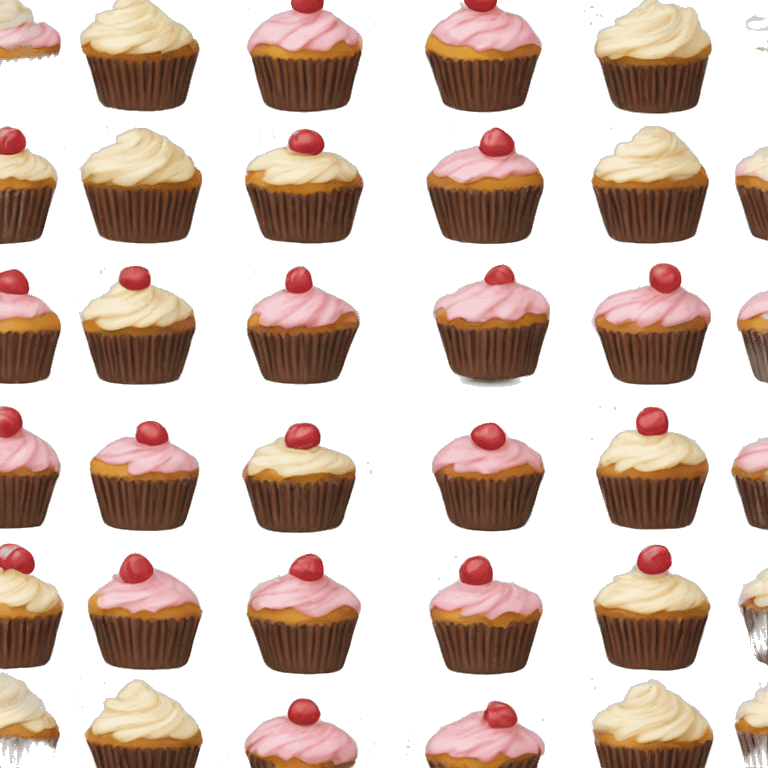 Realistic empty cupcake stand emoji