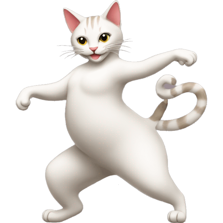 Flamenco cat dancing emoji