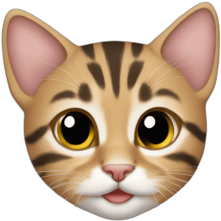 Tabby kitten emoji