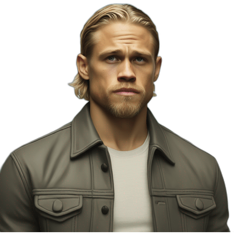 charlie hunnam serious emoji