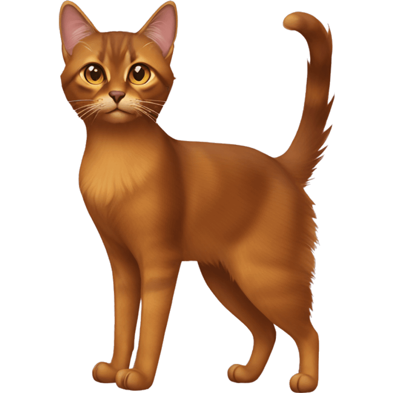 Somali Cat Full Body emoji