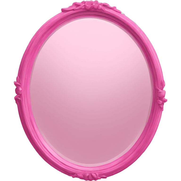 Pink mirror emoji