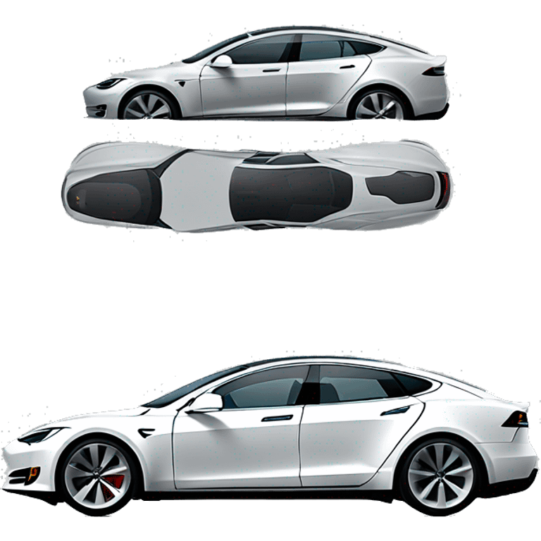 Tesla model s emoji