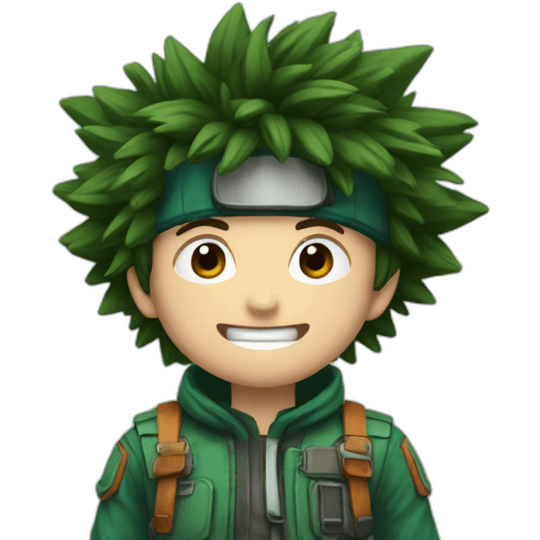 Deku avec nauto emoji