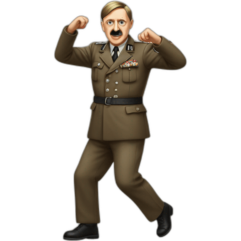 Hitler dancing emoji