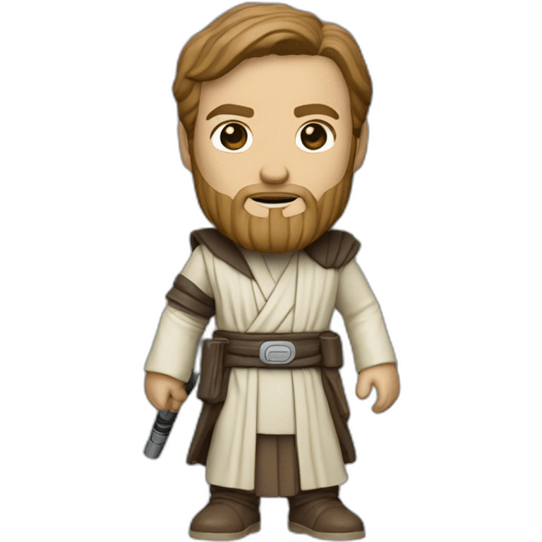 Funko pop ben kenobi emoji