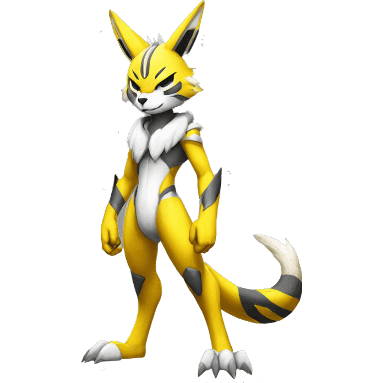 Metabee Renamon Zeraora Full body emoji