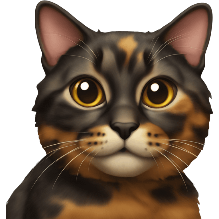 tortoiseshell cat emoji