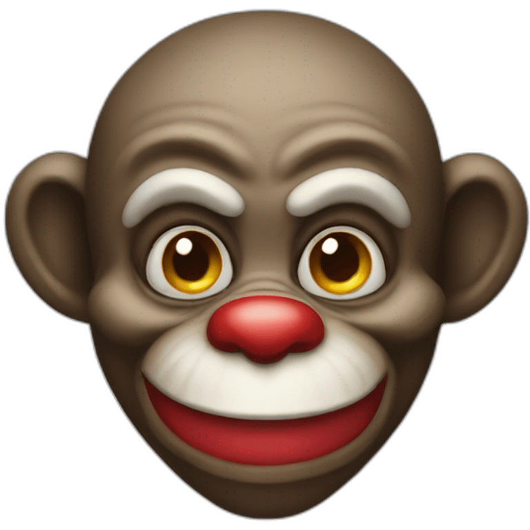 Monkey clown  emoji