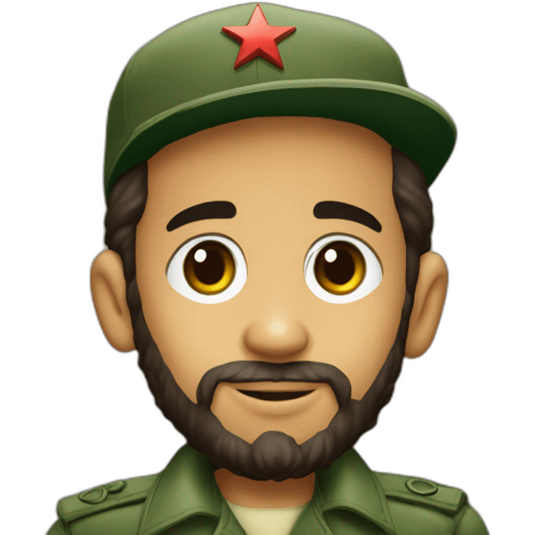 young Fidel castro emoji