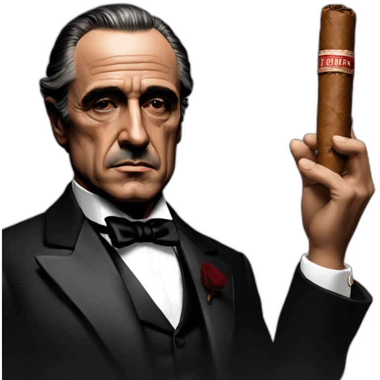 the godfather with cigar emoji