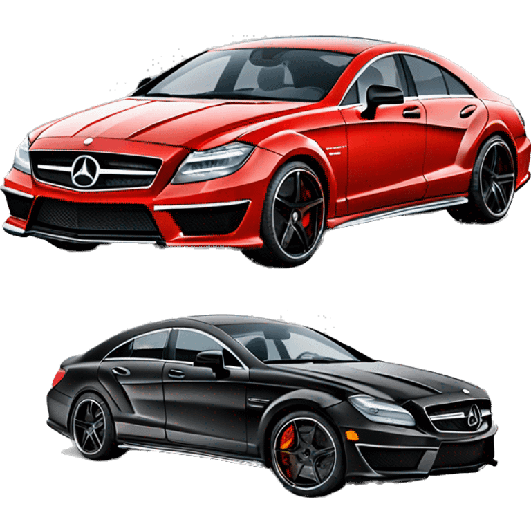 Mercedes CLS 63 AMG black emoji