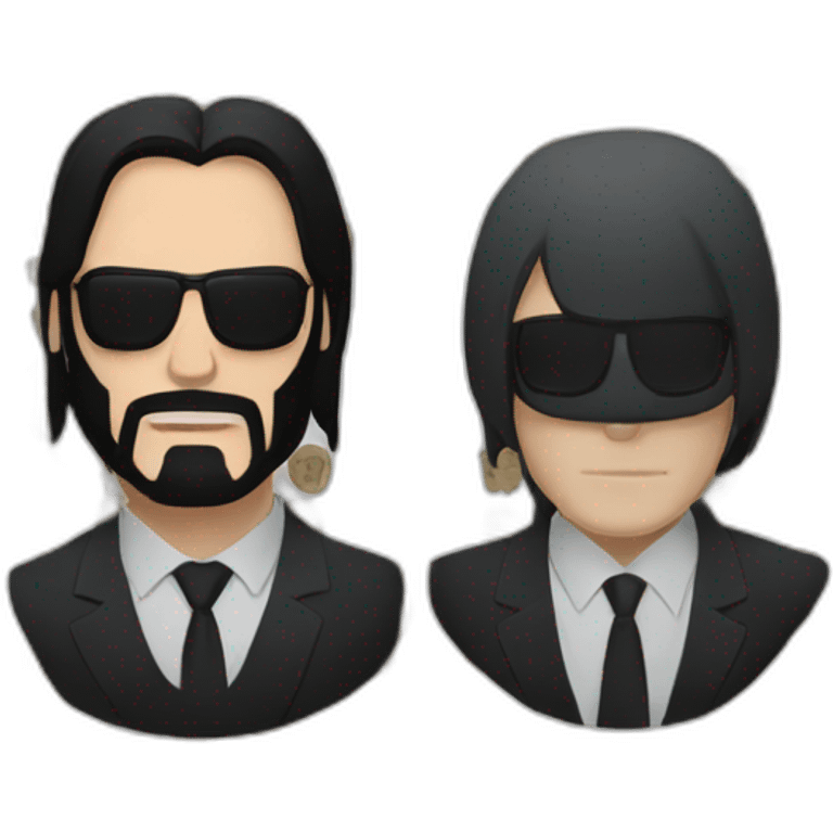 john wick vs caine emoji