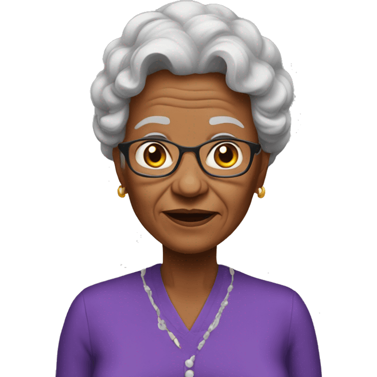 grand mother emoji