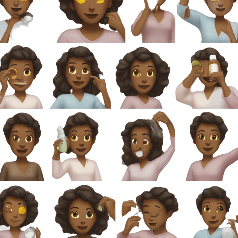 skincare routine  emoji