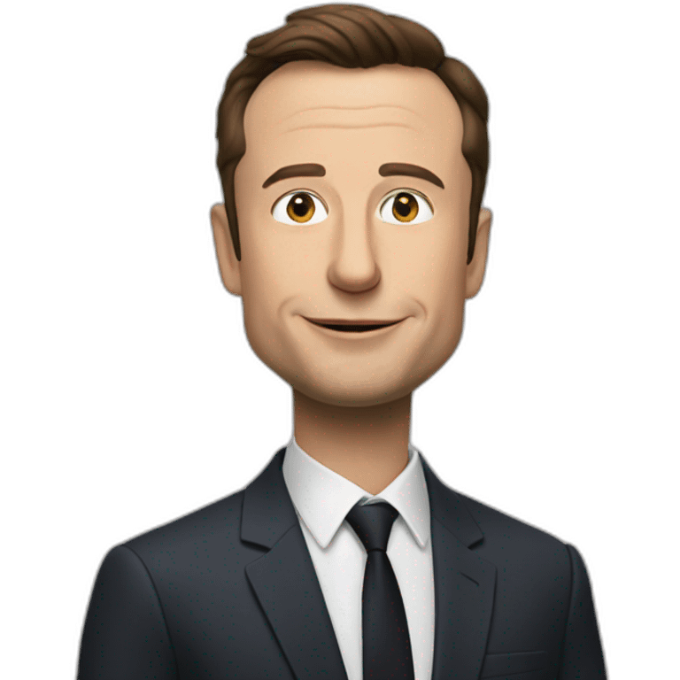 Macron elon musk emoji