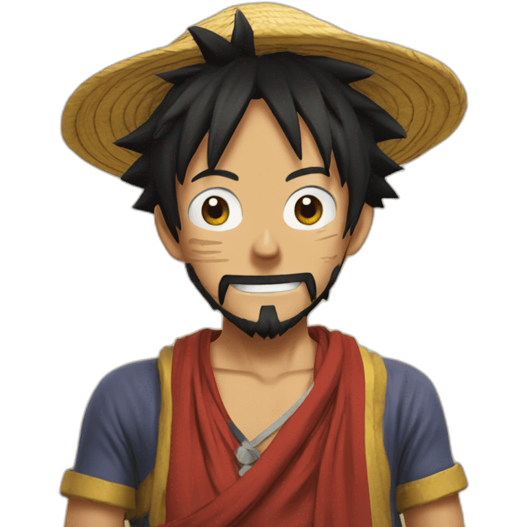 Luffy in morocco emoji