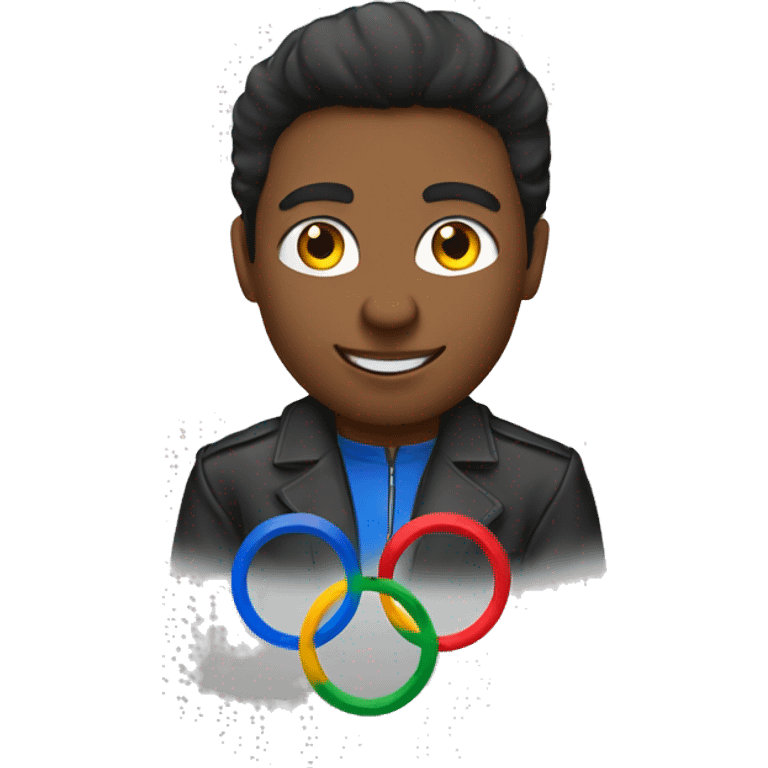 my google profile picture with olympic rings emoji