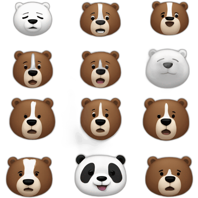 We bare bears emoji