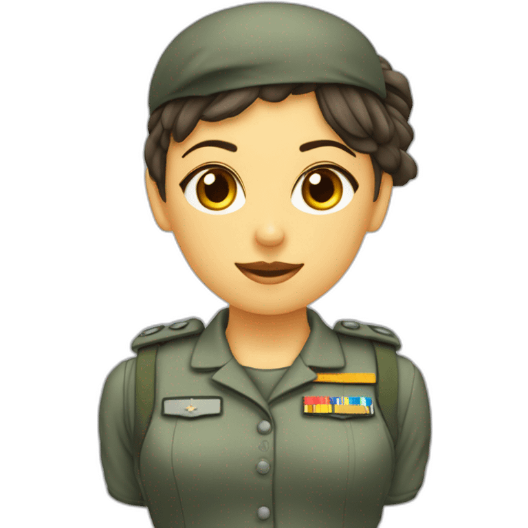 Ejército mujer gimnasia rítmica emoji