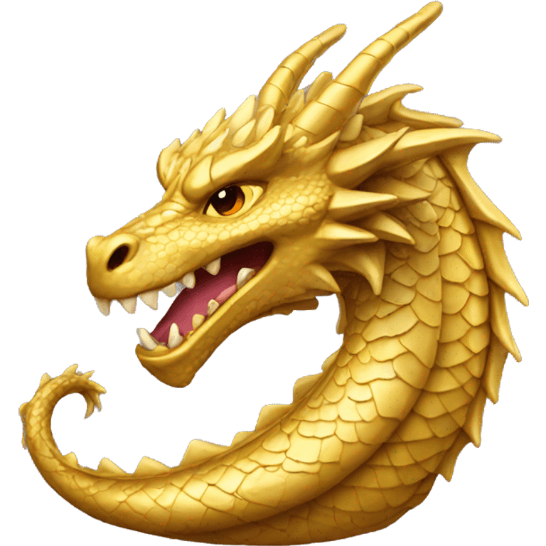 gold dragon emoji