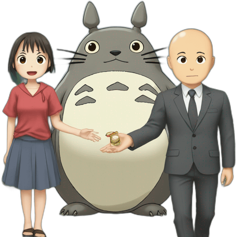 totoro withs saitama  emoji