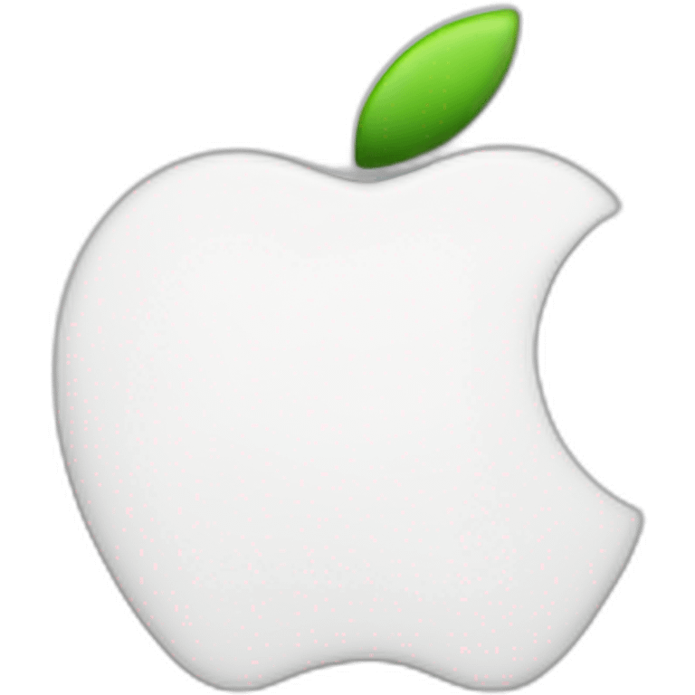 Apple logo white  emoji