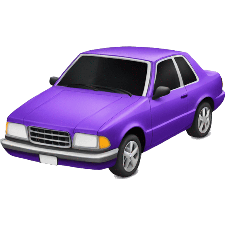 Purple car emoji