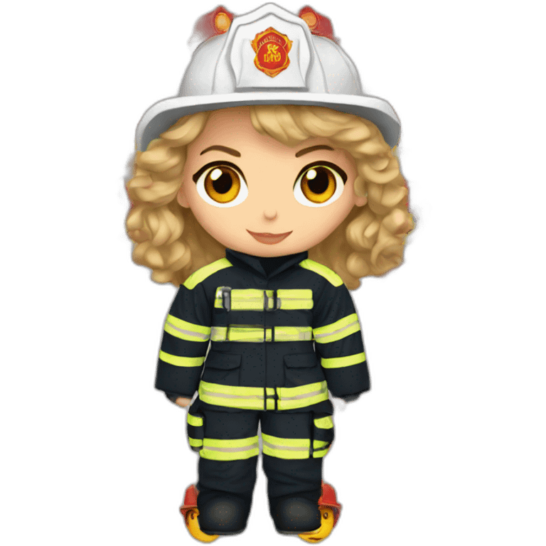 Taylor Swift as firefighter emoji