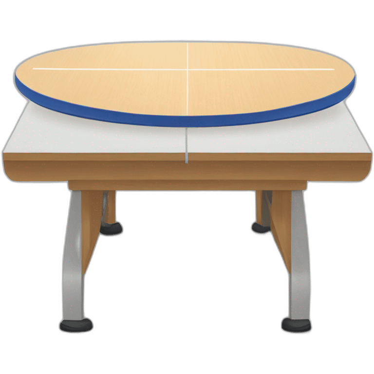 Table tennis table emoji