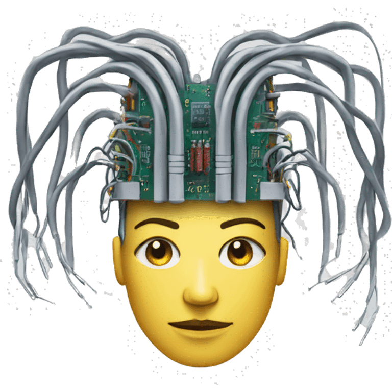 cyborg wires and circuits  emoji