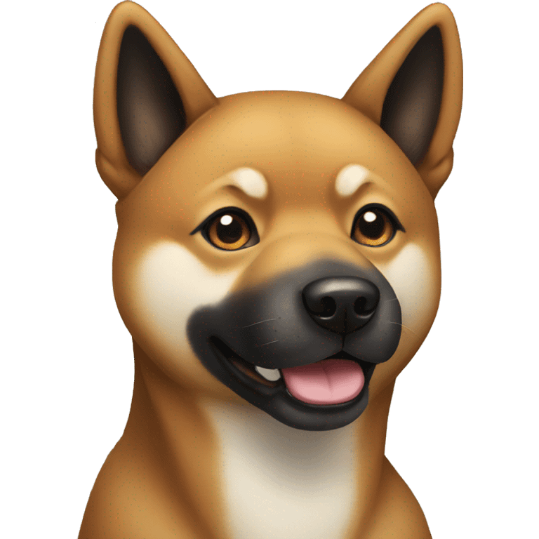 black shiba inu emoji