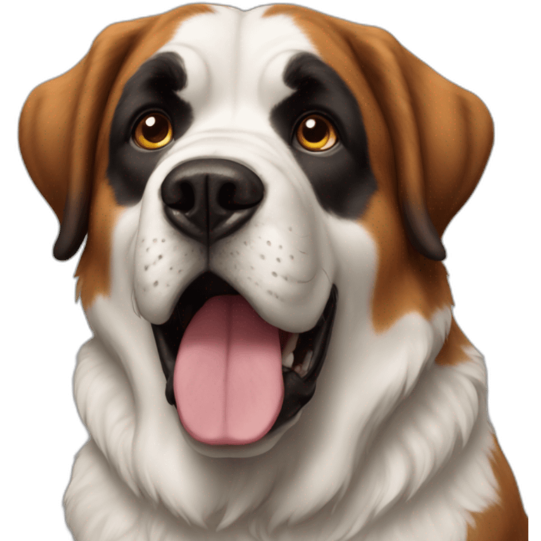 Saint bernard dog emoji