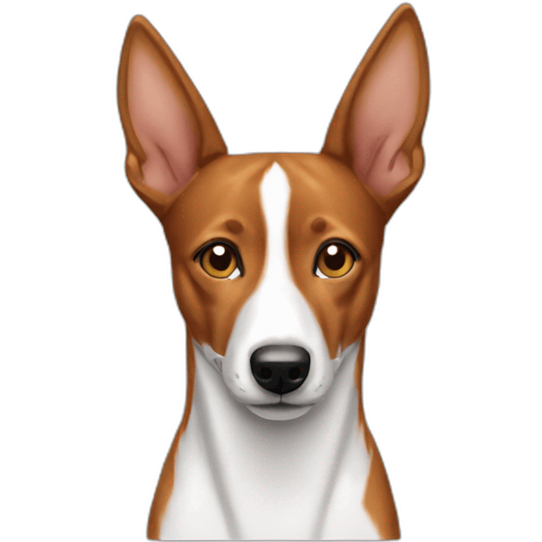 Basenji without one eye emoji