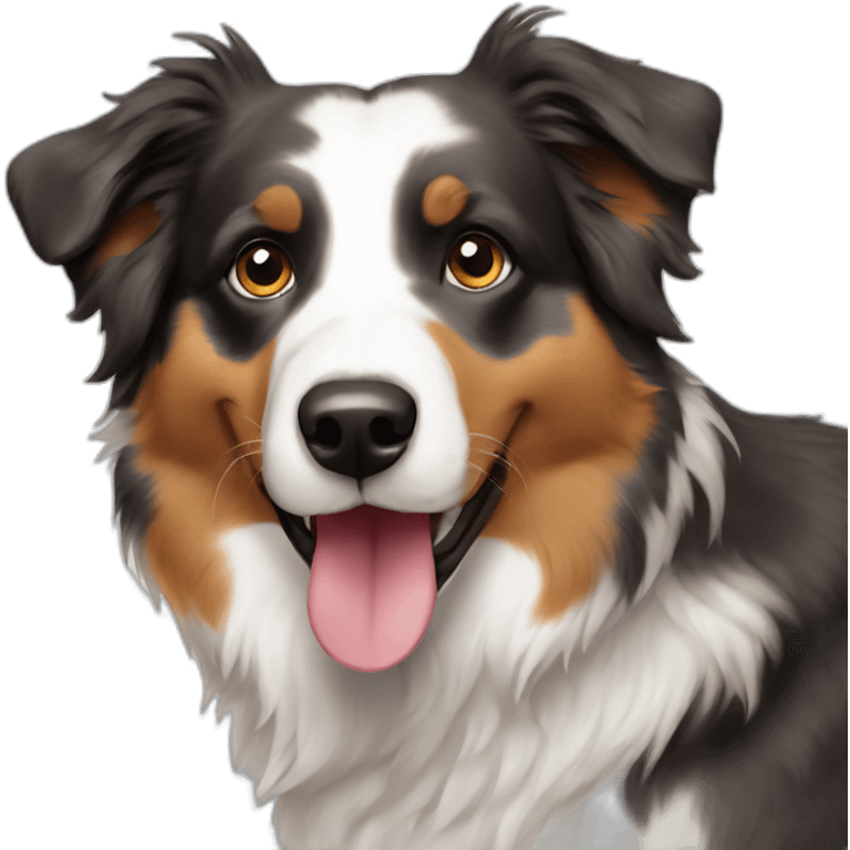 walk an australian shepherd emoji